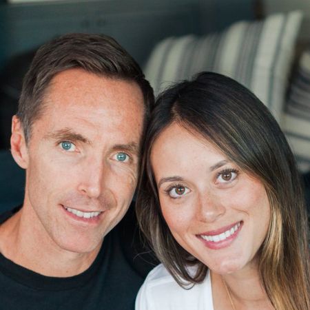 Steve Nash with his present wife Lilla Frederick